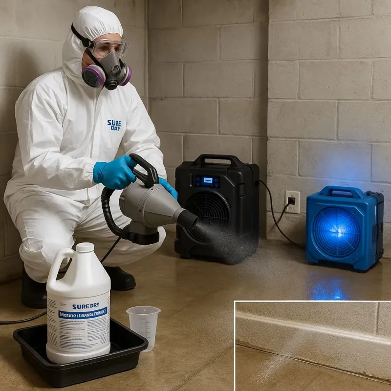 Sanitization and Odor Removal process in Third Lake, IL