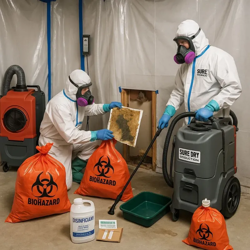Contaminated Water Handling Protocols process in Third Lake, IL